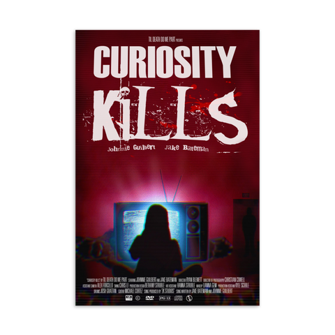 Curiosity Kills Postcard